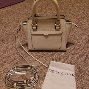 Rebecca Minkoff White Micro Avery Tote